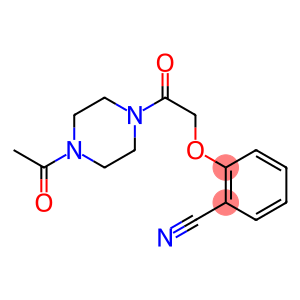 2-[2-(4-acetylpiperazin-1-yl)-2-oxoethoxy]benzonitrile