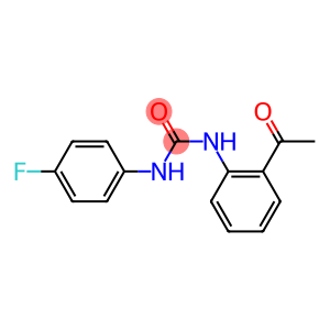 3-(2-acetylphenyl)-1-(4-fluorophenyl)urea