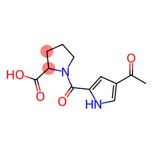 1-[(4-acetyl-1H-pyrrol-2-yl)carbonyl]pyrrolidine-2-carboxylic acid