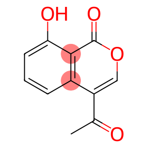 4-ACETYL-1-OXO-1H-BENZO(C)PYRAN-8-OL