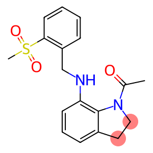 1-ACETYL-N-[2-(METHYLSULFONYL)BENZYL]INDOLIN-7-AMINE