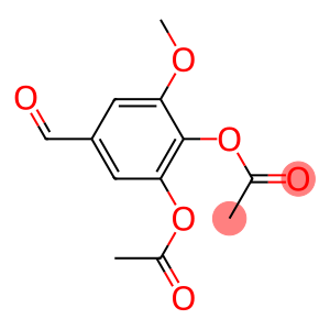 2-(ACETYLOXY)-4-FORMYL-6-METHOXYPHENYL ACETATE, TECH