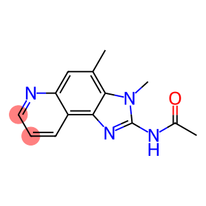 2-ACETYLAMINO-3,4-DIMETHYLIMIDAZO(4,5-F)QUINOLINE