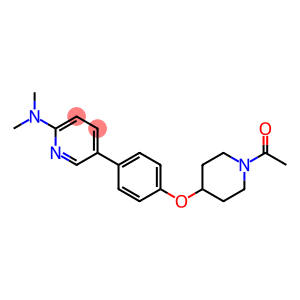 5-(4-[(1-ACETYLPIPERIDIN-4-YL)OXY]PHENYL)-N,N-DIMETHYLPYRIDIN-2-AMINE