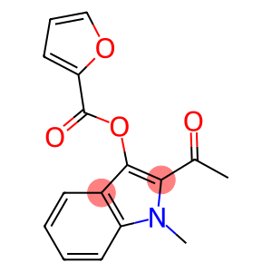 2-ACETYL-1-METHYL-1H-INDOL-3-YL 2-FUROATE