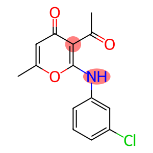 3-ACETYL-2-(3-CHLORO-PHENYLAMINO)-6-METHYL-PYRAN-4-ONE