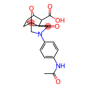 3-(4-ACETYLAMINO-PHENYL)-4-OXO-10-OXA-3-AZA-TRICYCLO[5.2.1.0(1,5)]DEC-8-ENE-6-CARBOXYLIC ACID