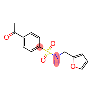 4-ACETYL-N-(2-FURYLMETHYL)BENZENESULFONAMIDE