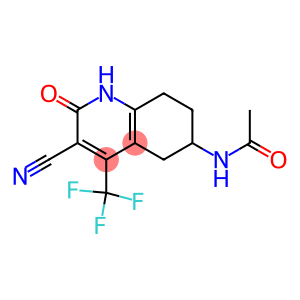 6-ACETYLAMINO-3-CYANO-5,6,7,8-TETRAHYDRO-4-TRIFLUOROMETHYL-2(1H)-QUINOLONE