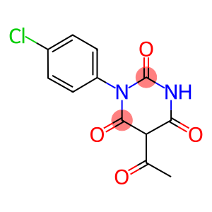 5-ACETYL-1-(4-CHLOROPHENYL)PYRIMIDINE-2,4,6(1H,3H,5H)-TRIONE