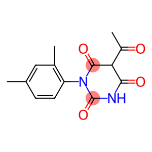 5-ACETYL-1-(2,4-DIMETHYLPHENYL)PYRIMIDINE-2,4,6(1H,3H,5H)-TRIONE