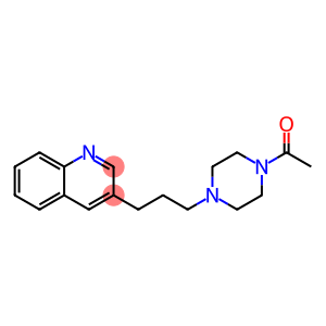 3-[3-(4-ACETYLPIPERAZIN-1-YL)PROPYL]QUINOLINE