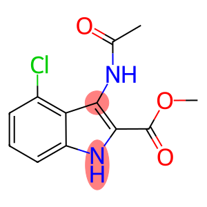 3-ACETYLAMINO-4-CHLORO-1H-INDOLE-2-CARBOXYLIC ACID METHYL ESTER