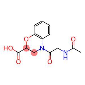 4-[(acetylamino)acetyl]-3,4-dihydro-2H-1,4-benzoxazine-2-carboxylic acid