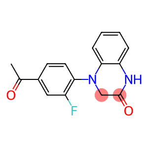 4-(4-acetyl-2-fluorophenyl)-1,2,3,4-tetrahydroquinoxalin-2-one