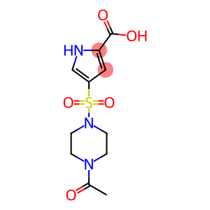 4-[(4-acetylpiperazine-1-)sulfonyl]-1H-pyrrole-2-carboxylic acid