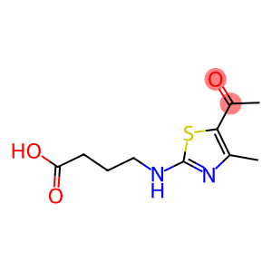 4-[(5-ACETYL-4-METHYL-1,3-THIAZOL-2-YL)AMINO]BUTANOIC ACID