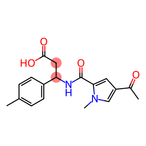 3-{[(4-acetyl-1-methyl-1H-pyrrol-2-yl)carbonyl]amino}-3-(4-methylphenyl)propanoic acid