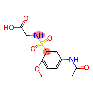 ([[5-(ACETYLAMINO)-2-METHOXYPHENYL]SULFONYL]AMINO)ACETIC ACID