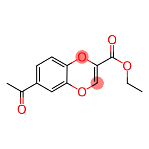 ETHYL 6-ACETYL-1,4-BENZODIOXINE-2-CARBOXYLATE