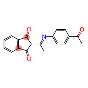 2-(2-(4-ACETYLPHENYL)-2-AZA-1-METHYLVINYL)INDANE-1,3-DIONE