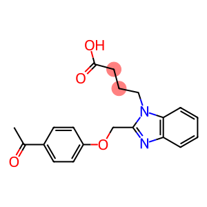 4-(2-[(4-ACETYLPHENOXY)METHYL]-1H-BENZIMIDAZOL-1-YL)BUTANOIC ACID