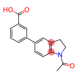 3-(1-ACETYL-2,3-DIHYDRO-1H-INDOL-5-YL)BENZOIC ACID