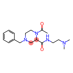 1-ACETYL-4-BENZYL-N-[2-(DIMETHYLAMINO)ETHYL]PIPERAZINE-2-CARBOXAMIDE