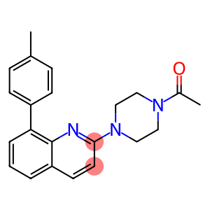 2-(4-ACETYLPIPERAZIN-1-YL)-8-(4-METHYLPHENYL)QUINOLINE