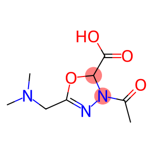 3-ACETYL-5-((DIMETHYLAMINO)METHYL)-2,3-DIHYDRO-1,3,4-OXADIAZOLE-2-CARBOXYLIC ACID