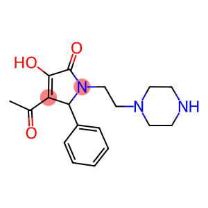 4-ACETYL-3-HYDROXY-5-PHENYL-1-(2-PIPERAZIN-1-YLETHYL)-1,5-DIHYDRO-2H-PYRROL-2-ONE