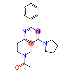 6-ACETYL-2-PHENYL-4-PYRROLIDIN-1-YL-5,6,7,8-TETRAHYDROPYRIDO[4,3-D]PYRIMIDINE