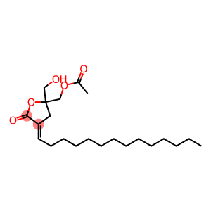 5-((acetyloxy)methyl)-5-(hydroxymethyl)-3-tetradecanylidenetetrahydro-2-furanone