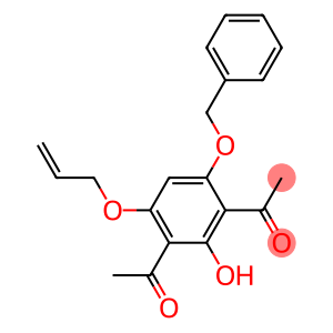 1-[3-acetyl-4-(allyloxy)-6-(benzyloxy)-2-hydroxyphenyl]ethan-1-one