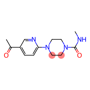 4-(5-acetylpyridin-2-yl)-N-methylpiperazine-1-carboxamide