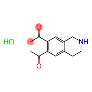 1-(6-acetyl-1,2,3,4-tetrahydroisoquinolin-7-yl)ethan-1-one hydrochloride