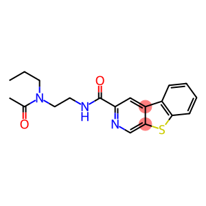 3-(4-Acetyl-1,4-diazaheptan-1-ylcarbonyl)[1]benzothieno[2,3-c]pyridine