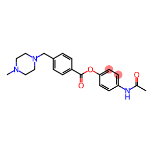 4-(Acetylamino)phenol 4-[(4-methylpiperazin-1-yl)methyl]benzoate