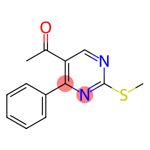 5-Acetyl-2-(methylthio)-4-phenylpyrimidine