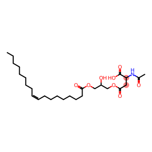 2-Acetylamino-3-[2-hydroxy-3-[(Z)-9-octadecenoyloxy]propoxycarbonyl]propionic acid