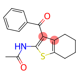 2-Acetylamino-3-benzoyl-4,5,6,7-tetrahydrobenzo[b]thiophene