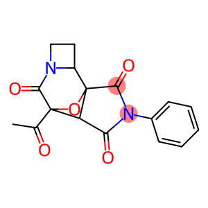 4-Acetyl-1,2-dihydro-6-phenyl-7bH-4,7a-epoxy-2a,6-diaza-2aH-cyclobut[e]indene-3,5,7(4H,4aH,6H)-trione