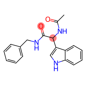 2-Acetylamino-2-(1H-indol-3-yl)-N-benzylacetamide