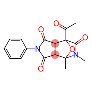 7-Acetyl-4,5,7,7a-tetrahydro-4,5-dimethyl-2-phenyl-4,7-epoxy-1H-pyrrolo[3,4-c]pyridine-1,3,6(2H,3aH)-trione