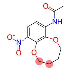 7-(Acetylamino)-10-nitro-2,3,4,5-tetrahydro-1,6-benzodioxocin