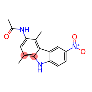 3-Acetylamino-6-nitro-1,4-dimethyl-9H-carbazole