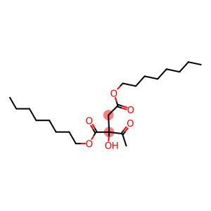 2-Acetyl-2-hydroxybutanedioic acid dioctyl ester