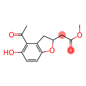 [(4-Acetyl-2,3-dihydro-5-hydroxybenzofuran)-2-yl]acetic acid methyl ester