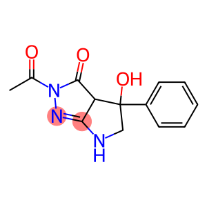 2-Acetyl-3a,4,5,6-tetrahydro-4-hydroxy-4-phenylpyrrolo[2,3-c]pyrazol-3(2H)-one