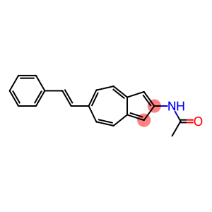 2-(Acetylamino)-6-(2-phenylethenyl)azulene